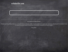 Tablet Screenshot of orthobullet.com